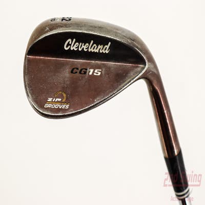 Cleveland CG15 Black Pearl Wedge Gap GW 52° 10 Deg Bounce Cleveland Traction Wedge Steel Wedge Flex Right Handed 35.5in