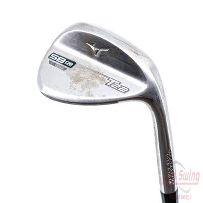 Mizuno T22 Satin Chrome Wedge Lob LW 58° 8 Deg Bounce C Grind Dynamic Gold Tour Issue S400 Steel Stiff Right Handed 35.5in