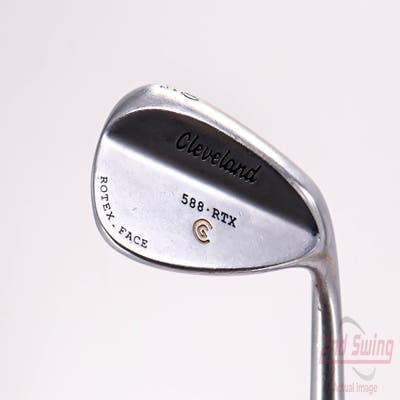 Cleveland 588 RTX Satin Chrome Wedge Lob LW 60° 12 Deg Bounce True Temper Dynamic Gold Steel Wedge Flex Right Handed 35.5in