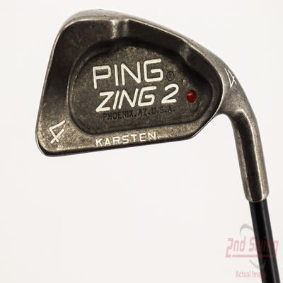 Ping Zing 2 Single Iron 4 Iron Stock Graphite Shaft Graphite Regular Right Handed Red dot 38.5in