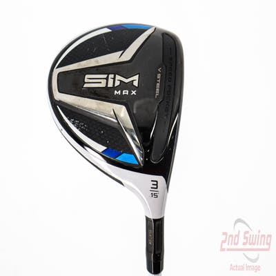 TaylorMade SIM MAX Fairway Wood 3 Wood 3W 15° Aldila NV Ladies 45 Graphite Ladies Right Handed 42.0in