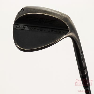 Titleist Vokey SM8 Jet Black Wedge Lob LW 58° 8 Deg Bounce M Grind Stock Steel Shaft Steel Stiff Right Handed 35.0in