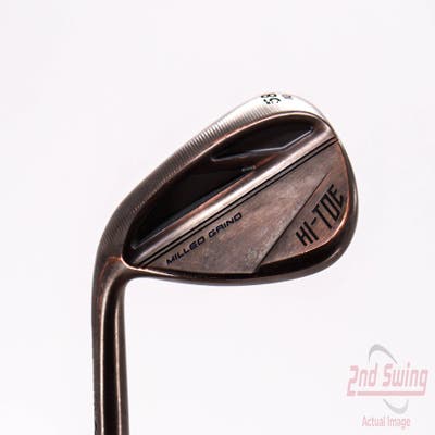 TaylorMade Milled Grind HI-TOE 3 Copper Wedge Lob LW 58° 10 Deg Bounce Project X IO 5.5 Steel Regular Left Handed 34.75in