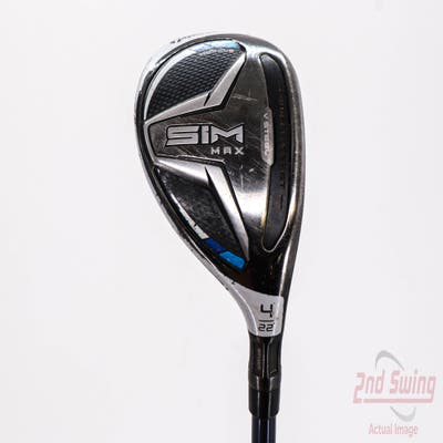 TaylorMade SIM MAX Hybrid 4 Hybrid 22° Fujikura Ventus Blue 6 Graphite Regular Right Handed 40.25in