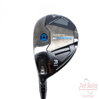 Callaway Paradym Ai Smoke TD Fairway Wood 3 Wood 3W 15° Mitsubishi Kai'li Blue 70 Graphite Stiff Left Handed 43.75in