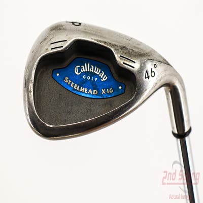 Callaway X-16 Single Iron Pitching Wedge PW Callaway Stock Steel Steel Uniflex Right Handed 35.5in