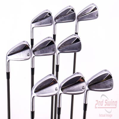 TaylorMade 2021 P790 Iron Set 3-PW AW UST Mamiya Recoil 760 ES Graphite Regular Left Handed 38.0in