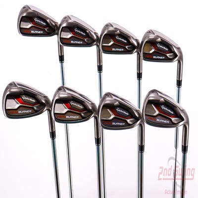 TaylorMade AeroBurner Iron Set 4-PW AW TM REAX 88 STEEL Steel Regular Right Handed 38.75in