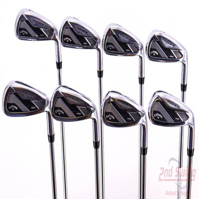 Callaway Mavrik Pro Iron Set 4-PW AW True Temper XP 95 Stepless 15 Steel Regular 38.0in