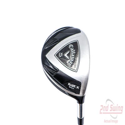 Callaway Razr X Black Fairway Wood 5 Wood 5W Stock Graphite Shaft Graphite Ladies Right Handed 41.25in