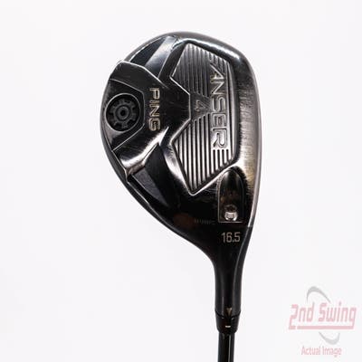 Ping Anser Fairway Wood 4 Wood 4W 16.5° Project X 6.0 Graphite Black Graphite Stiff Right Handed 43.25in