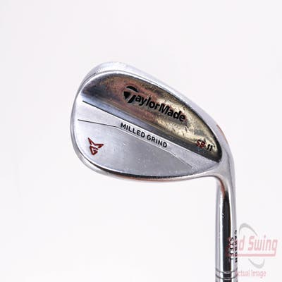 TaylorMade Milled Grind Satin Chrome Wedge Lob LW 58° 11 Deg Bounce SB Nippon 950GH Steel Regular Right Handed 35.5in