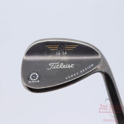 Titleist Vokey Spin Milled SM4 Black Wedge Sand SW 56° 14 Deg Bounce Titleist Vokey BV Steel Wedge Flex Right Handed 35.5in