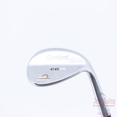 Cleveland CG15 Satin Chrome Wedge Sand SW 56° 10 Deg Bounce Cleveland Traction Wedge Steel Wedge Flex Right Handed 35.5in