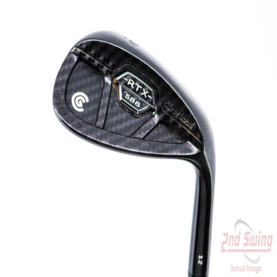 Cleveland 588 RTX 2.0 CB Black Satin Wedge Lob LW 60° 12 Deg Bounce Stock Steel Shaft Steel Wedge Flex Right Handed 35.5in