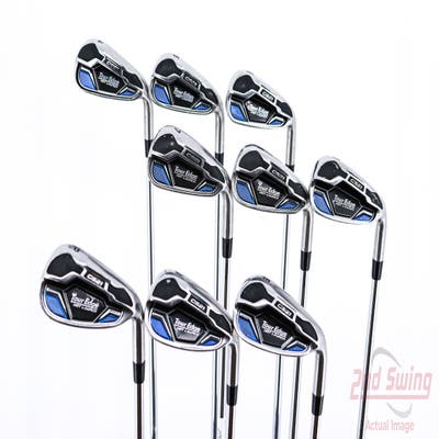 Tour Edge Hot Launch C521 Iron Set 4-PW AW SW FST KBS C-Taper 90 Steel Stiff Right Handed 39.5in