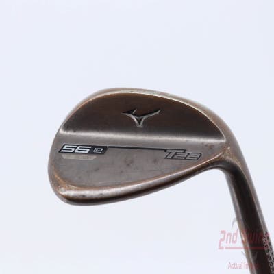 Mizuno T22 Denim Copper Wedge Sand SW 56° 10 Deg Bounce D Grind Dynamic Gold Tour Issue S200 Steel Stiff Right Handed 35.5in