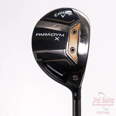 Callaway Paradym X Fairway Wood 5 Wood 5W 18° PX HZRDUS Silver Gen4 60 Graphite Regular Right Handed 42.75in