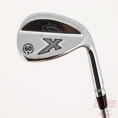 Callaway X Forged Chrome Wedge Lob LW 60° 9 Deg Bounce Fujikura Vista Pro 60 Graphite Regular Right Handed 35.25in