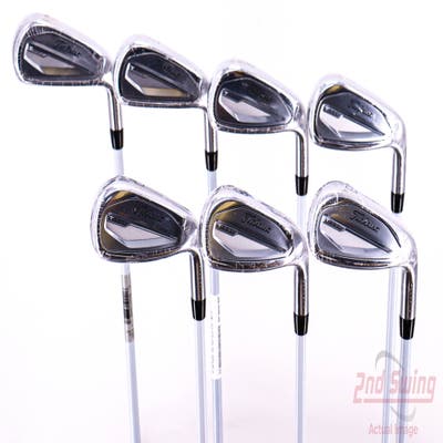 Mint Titleist 2023 T350 Iron Set 6-PW AW GW Mitsubishi Tensei Red AM2 Graphite Ladies Right Handed 36.5in