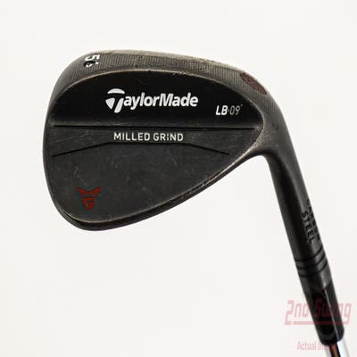 TaylorMade Milled Grind Black Wedge Sand SW 56° 9 Deg Bounce True Temper Dynamic Gold Steel Wedge Flex Right Handed 35.25in