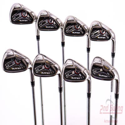 TaylorMade Burner 2.0 HP Iron Set 4-PW AW TM Burner 2.0 85 Steel Stiff Right Handed 39.0in