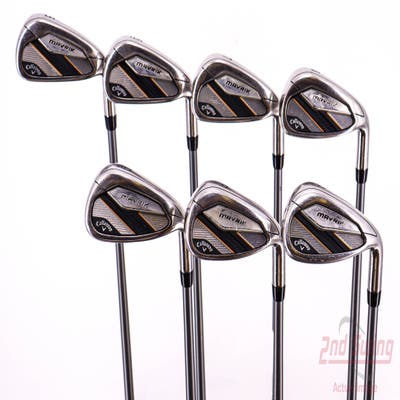 Callaway Mavrik Iron Set 5-PW AW Project X Catalyst 55 Graphite Senior Right Handed 38.25in