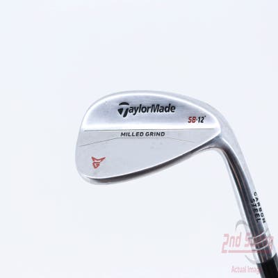 TaylorMade Milled Grind Satin Chrome Wedge Sand SW 56° 12 Deg Bounce True Temper Dynamic Gold Steel Wedge Flex Right Handed 35.0in