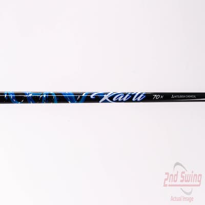 Used W/ TaylorMade RH Adapter Mitsubishi Rayon Kai'li Blue 70g Fairway Shaft X-Stiff 41.5in