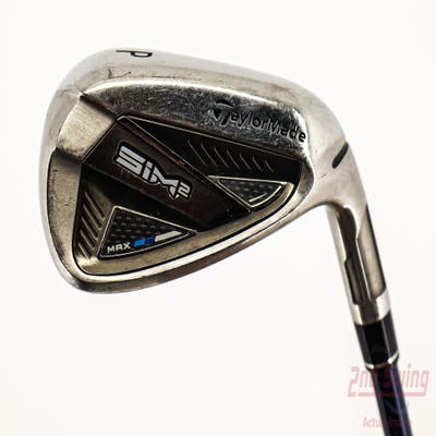 TaylorMade SIM2 MAX Single Iron Pitching Wedge PW Fujikura Ventus Blue 6 Graphite Regular Right Handed 35.75in