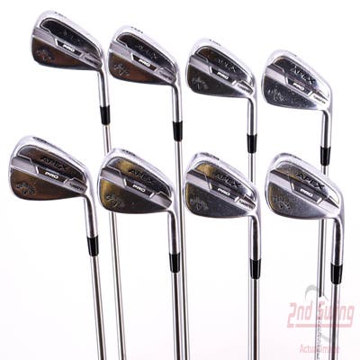 Callaway Apex Pro 21 Iron Set 4-PW AW FST KBS Tour C-Taper Lite 110 Steel Stiff Right Handed 39.0in