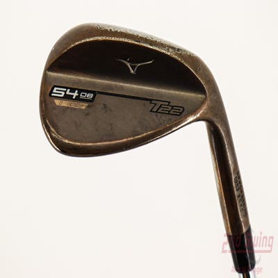 Mizuno T22 Denim Copper Wedge Sand SW 54° 8 Deg Bounce D Grind Dynamic Gold Tour Issue S400 Steel Stiff Right Handed 35.5in