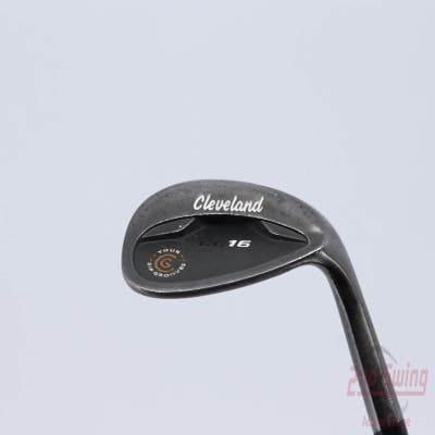 Cleveland CG16 Black Zip Groove Wedge Sand SW 54° 14 Deg Bounce Stock Steel Shaft Steel Wedge Flex Right Handed 35.75in