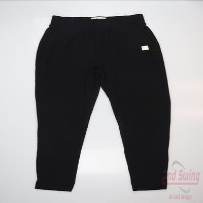 New Womens Straight Down Pants Medium M x Black MSRP $124