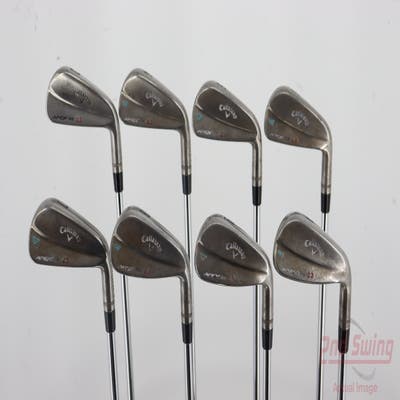 Callaway Apex MB Raw Iron Set 3-PW True Temper Dynamic Gold S400 Steel Stiff Right Handed 38.5in