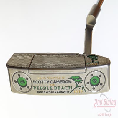 Mint Titleist Scotty Cameron Pebble Beach 100th Anniversary Putter Steel Right Handed 34.5in w/ Headcover