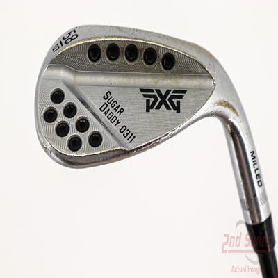 PXG 0311 Sugar Daddy Milled Chrome Wedge Lob LW 58° 7 Deg Bounce Mitsubishi MMT 70 Graphite Regular Right Handed 35.0in