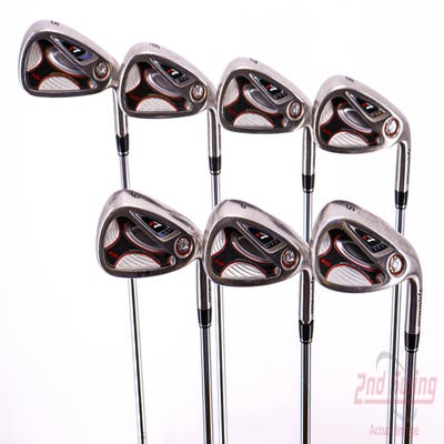 TaylorMade R7 XD Iron Set 5-PW SW TM T-Step 90 Steel Uniflex Right Handed 38.5in