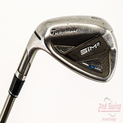 TaylorMade SIM2 MAX Single Iron Pitching Wedge PW UST Mamiya Recoil ES 460 Graphite Senior Left Handed 35.75in