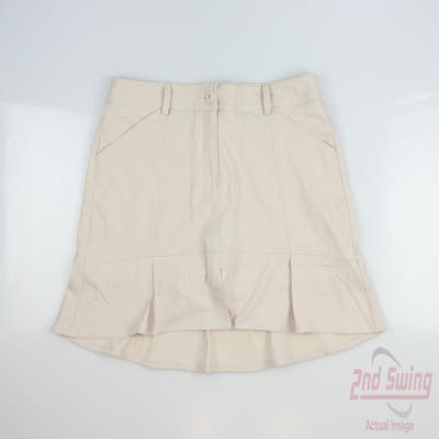 New Womens GG BLUE Skort 6 Tan MSRP $98