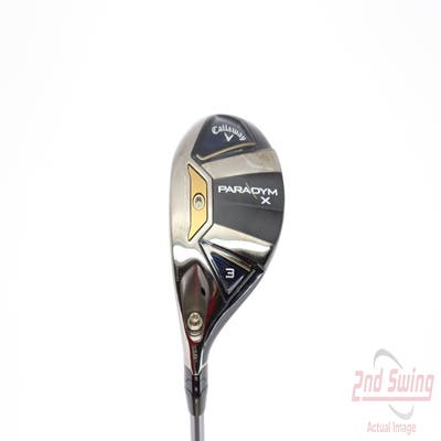 Callaway Paradym X Hybrid 3 Hybrid 18° PX HZRDUS Silver Gen4 75 Graphite Stiff Left Handed 40.5in