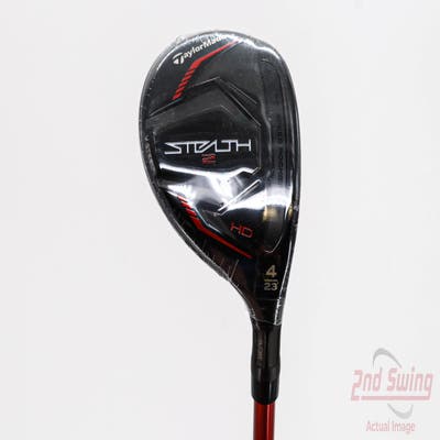 Mint TaylorMade Stealth 2 HD Rescue Hybrid 4 Hybrid 23° Fujikura Speeder NX Red 50 Graphite Regular Right Handed 40.0in