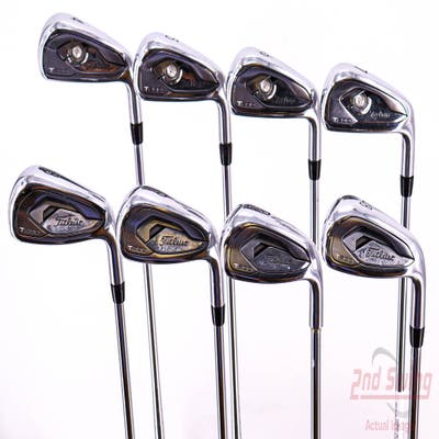 Titleist T200 Iron Set 4-PW GW True Temper AMT Red S300 Steel Stiff Right Handed 38.25in