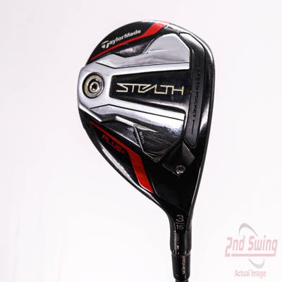 TaylorMade Stealth Plus Fairway Wood 3 Wood 3W 15° Graphite Design Tour AD IZ-6 Graphite Stiff Right Handed 43.0in