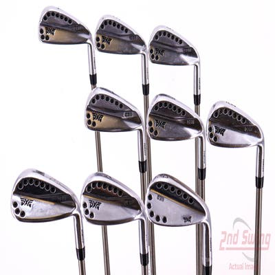 PXG 0311 Chrome Iron Set 4-PW AW GW Aerotech SteelFiber i95 Graphite Stiff Right Handed 39.0in