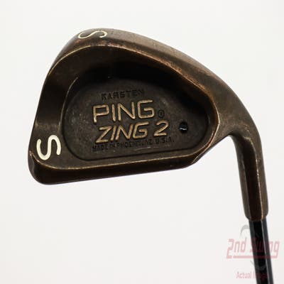 Ping Zing 2 Beryllium Copper Wedge Sand SW Grafalloy Attack Lite Graphite Stiff Right Handed Black Dot 36.5in