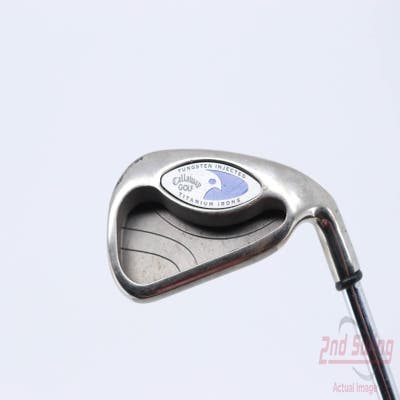 Callaway Big Bertha Tungsten Titanium Single Iron 4 Iron Callaway Stock Steel Steel Uniflex Right Handed 38.5in