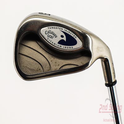 Callaway Big Bertha Tungsten Titanium Single Iron 3 Iron Callaway Stock Steel Steel Uniflex Right Handed 39.5in