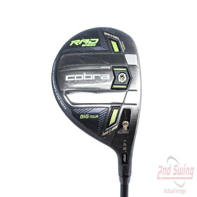 Cobra RAD Speed Big Tour Fairway Wood 3 Wood 3W 14.5° Fujikura Motore X F1 7 Graphite Stiff Right Handed 43.0in