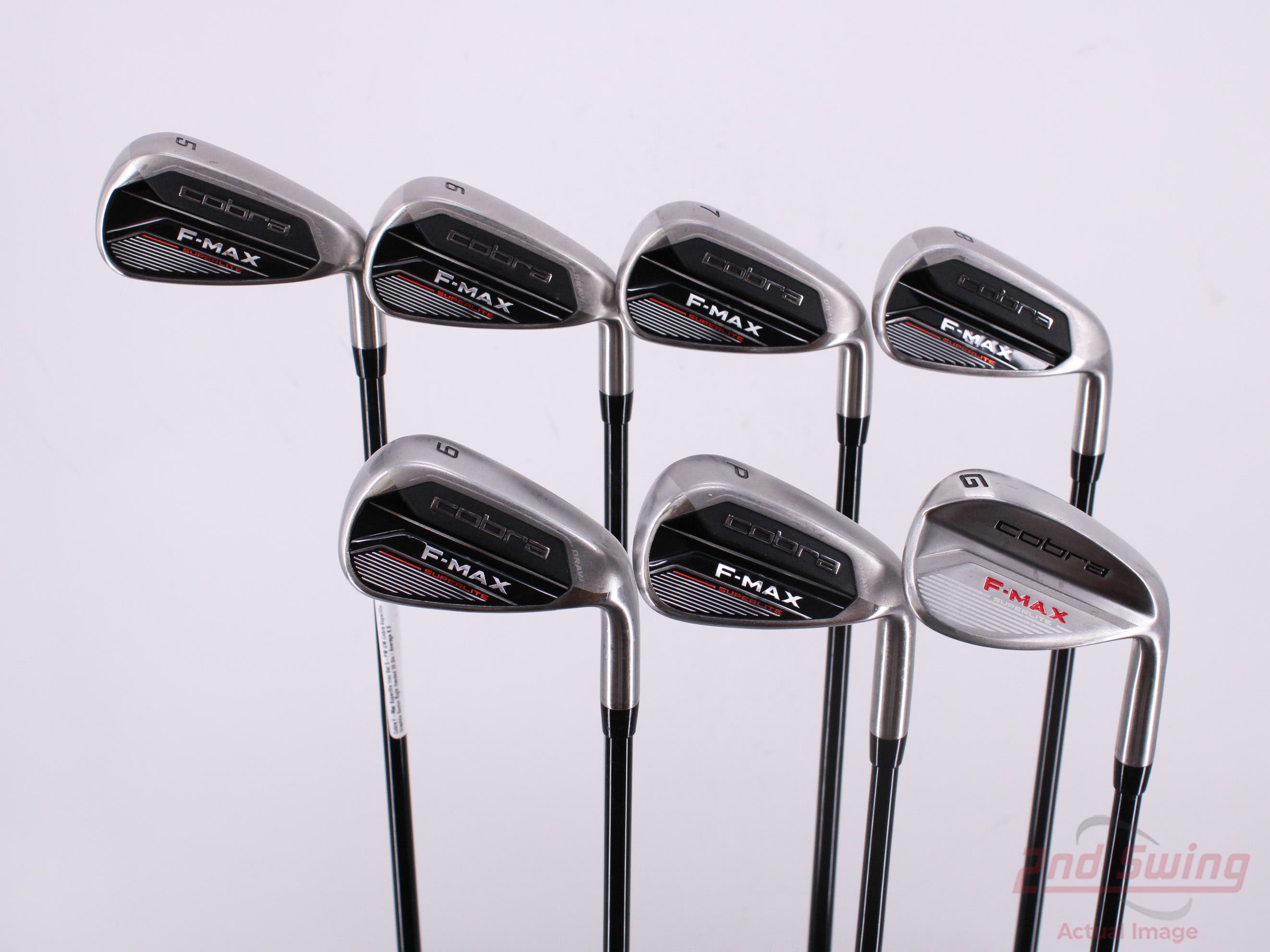 Cobra F-Max Superlite Iron Set 5-PW GW Cobra Superlite Graphite Senior ...